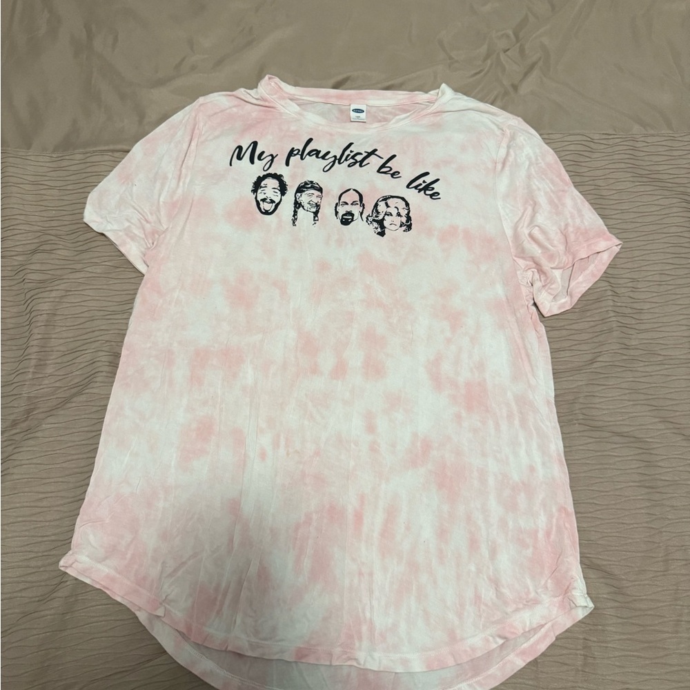 Old Navy Luxe Light Pink T-Shirt